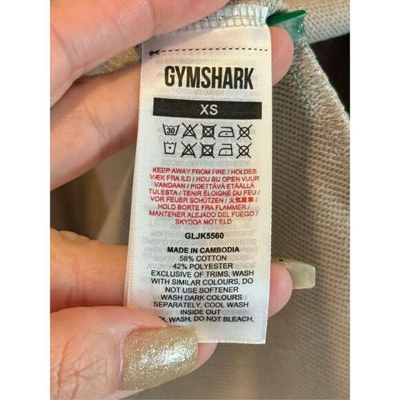 Gymshark + Whitney Simmons Tan Drop Shoulder Long Open Front Cardigan Women's XS - Picture 8 of 12